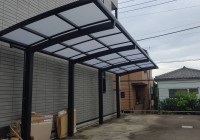 サイクルポート屋根