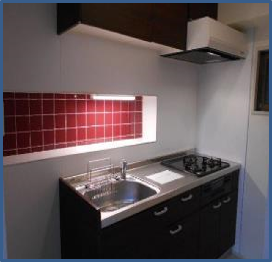 落ち着いた雰囲気でシンプルで使いやすいキッチンへ｜相模原市南区のマンションにてキッチンリフォーム施工写真1